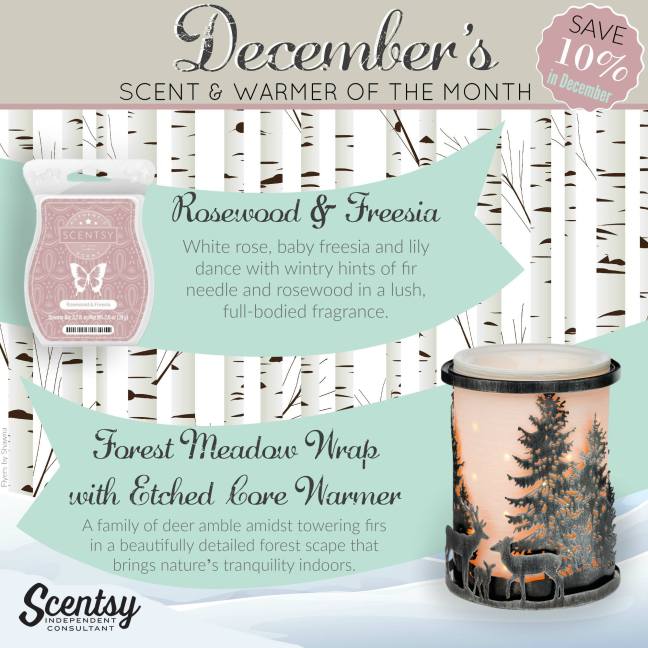 December 2015 Warmer & Scent of the Month