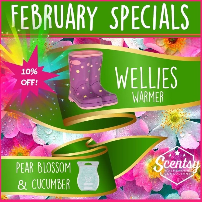 Scentsy's February 2016 Warmer & Scent of the Month!