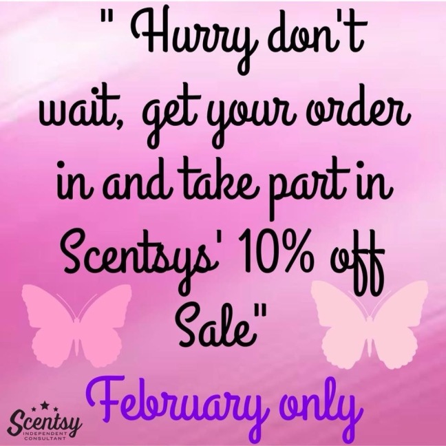 Scentsy's 10% Off Sale!