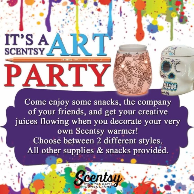 It's A Scentsy Art Party!